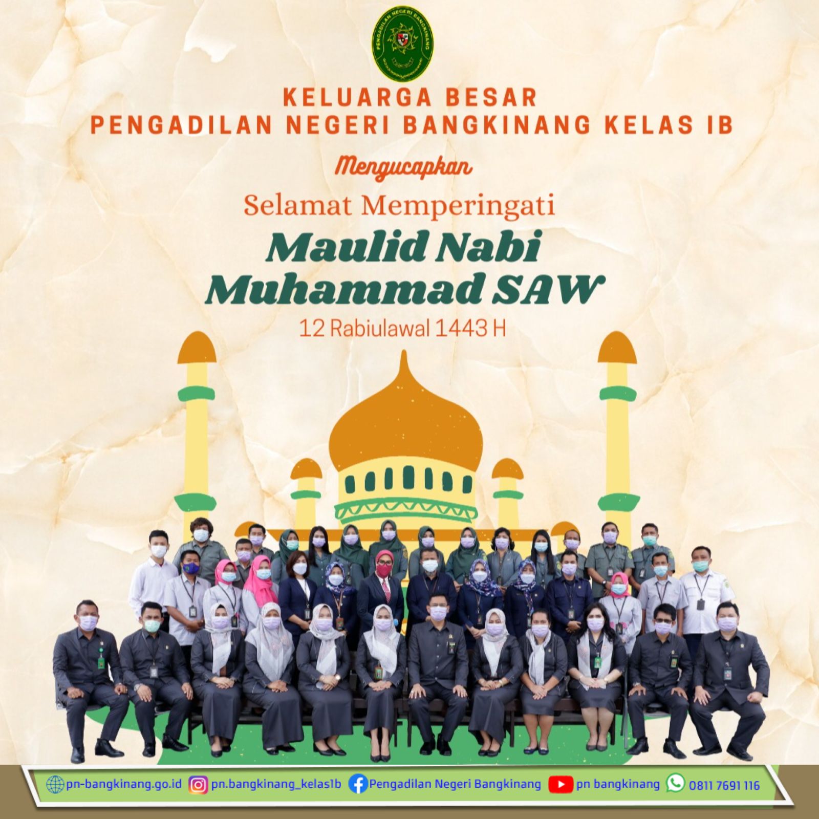Pengadilan Negeri Bangkinang Kelas IB Mengucapkan Selamat Memperingati Maulid Nabi Muhammad SAW 1443 H.jpeg